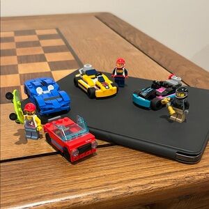 LEGO 3 sets: 60400 go karts + 30343 McLaren Elva + 30568 skater